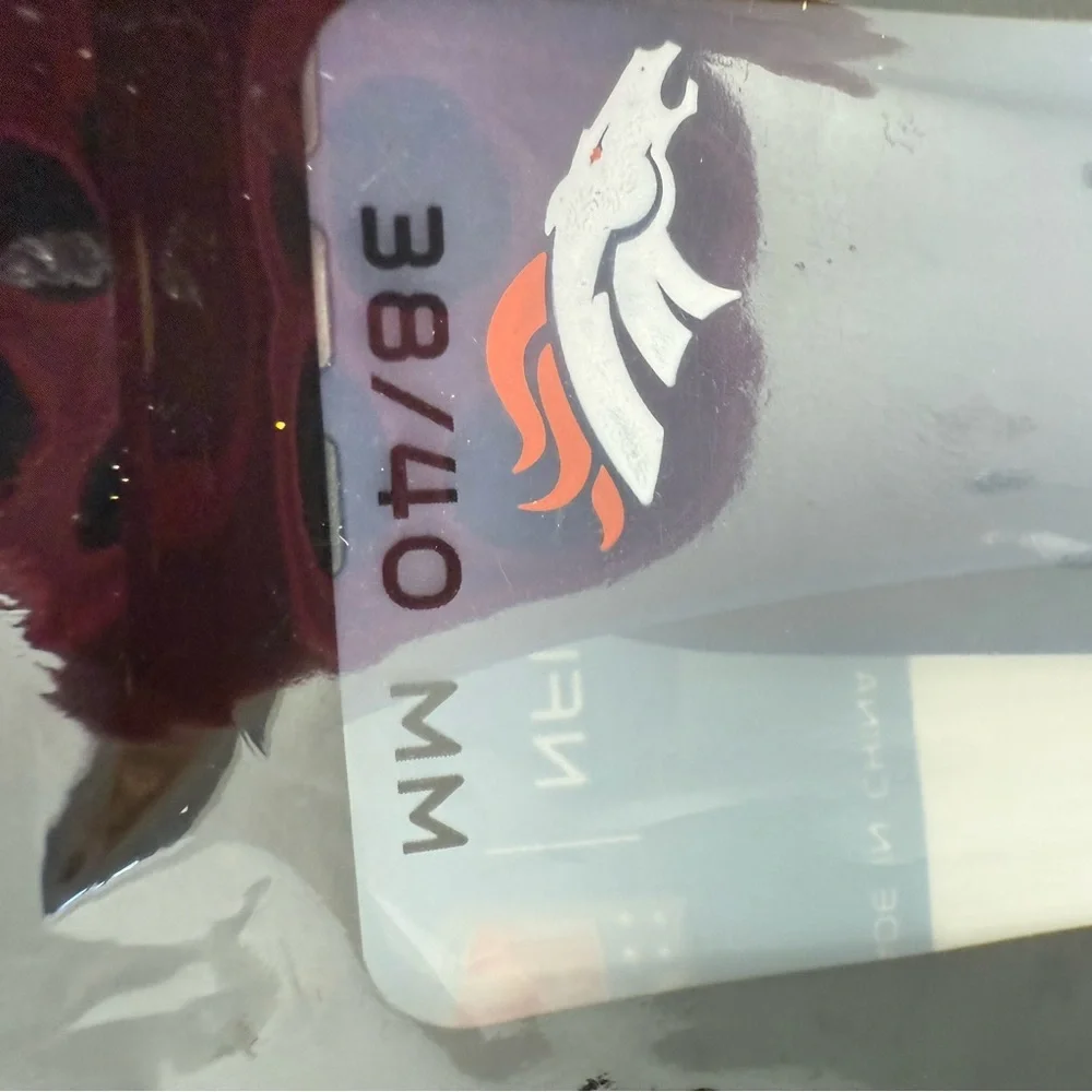 NFL game time Denver broncos silicone smartwatch strap compatible with Apple
